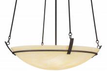 Meyda Yellow 152226 - 48"W Covina Inverted Pendant