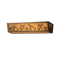 Meyda Yellow 15279 - 24"W Ducks in Flight Vanity Light