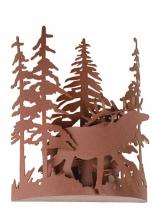 Meyda Yellow 15307 - 11"W Elk through the Trees Wall Sconce