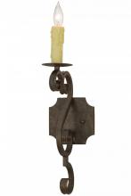 Meyda Yellow 153387 - 5"W Piero Wall Sconce