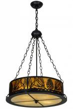 Meyda Yellow 153800 - 22"W Mountain Pine Inverted Pendant