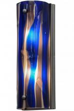 Meyda Yellow 154599 - 5.5"W Metro Fusion Midnight Wall Sconce