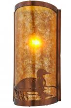 Meyda Yellow 154908 - 9"W Loon Right Wall Sconce