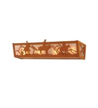 Meyda Yellow 15496 - 24" Wide Rustlers Vanity Light