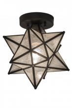 Meyda Yellow 155264 - 9"W Moravian Star Flushmount