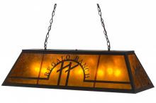 Meyda Yellow 155265 - 48"L Personalized Regalo Ranch Oblong Pendant