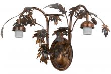 Meyda Yellow 157209 - 20"W Oak Leaf & Acorn 2 LT Wall Sconce Hardware