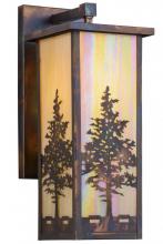 Meyda Yellow 157388 - 7.5"W Tamarack Wall Sconce