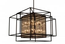 Meyda Yellow 158474 - 72"L Kitzi Box Oblong Pendant
