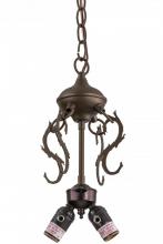 Meyda Yellow 158681 - 9"W Tyler Bronze 2 LT Pendant Hardware