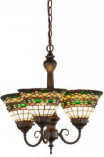 Meyda Yellow 158700 - 20"W Tiffany Roman 3 LT Chandelier