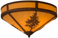 Meyda Yellow 158930 - 20"W Tamarack Flushmount