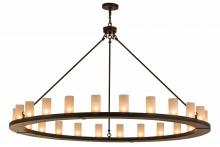Meyda Yellow 159969 - 72"W Loxley 24 LT Chandelier