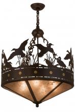 Meyda Yellow 162002 - 24"W Ducks in Flight Inverted Pendant