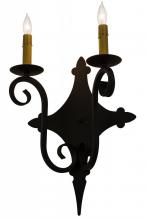 Meyda Yellow 162474 - 12" Wide Angelique 2 Light Wall Sconce