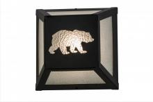Meyda Yellow 162703 - 10"W Lone Bear Wall Sconce