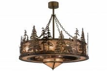 Meyda Yellow 163305 - 44"W Elk at Dusk Chandel-Air