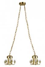 Meyda Yellow 16343 - PB 5LT/DL/4' WIRE/CNP