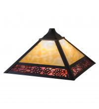 Meyda Yellow 16361 - 13" Square Mission Shade