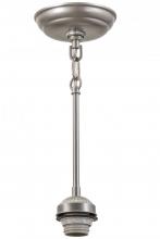 Meyda Yellow 165428 - 5"W Nickel 1 LT Pendant Hardware