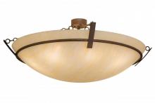 Meyda Yellow 165653 - 48"W Covina Semi-Flushmount