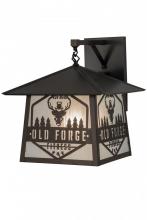 Meyda Yellow 167626 - 16"W Personalized Old Forge Fitness Hanging Wall Sconce