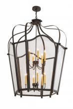 Meyda Yellow 168566 - 42"W Citadel 12 LT Pendant