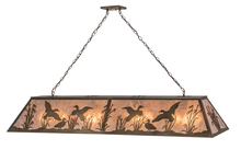 Meyda Yellow 168693 - 72" Long Ducks in Flight Oblong Pendant