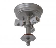 Meyda Yellow 168857 - 6.5"W Nickel 3 LT Flushmount Hardware