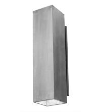 Meyda Yellow 171492 - 10"W Quadrato Tower Wall Sconce