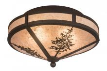 Meyda Yellow 172117 - 16" Wide Tamarack Flushmount
