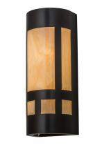 Meyda Yellow 172658 - 7" Wide Sutter Wall Sconce