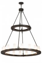 Meyda Yellow 173814 - 48" Wide Loxley 16 Light Chandelier
