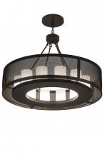 Meyda Yellow 174669 - 42" Wide Loxley Golpe 12 Light Chandelier
