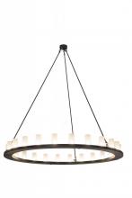 Meyda Yellow 174744 - 72"W Loxley 24 LT Chandelier