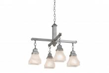 Meyda Yellow 175992 - 24"W Bungalow 4 LT Chandelier