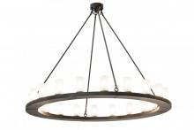 Meyda Yellow 177858 - 60" Wide Loxley 20 Light Chandelier