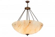 Meyda Yellow 178063 - 36"W Madison Inverted Pendant