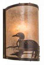 Meyda Yellow 178371 - 8" Wide Loon Left Wall Sconce
