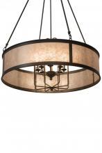 Meyda Yellow 178551 - 42" Wide Craftsman Jaula Chandelier