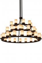 Meyda Yellow 178978 - 72" Wide Loxley 39 Light Three Tier Chandelier