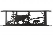 Meyda Yellow 179786 - 94.5"W Neversink Bridge Black Bear Decor