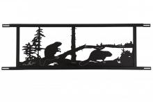 Meyda Yellow 179787 - 94.5"W Neversink Bridge Beaver Decor