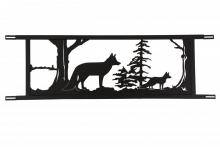 Meyda Yellow 179789 - 94.5"W Neversink Bridge Fox Decor