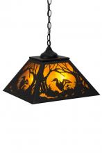 Meyda Yellow 180040 - 16" Square Loon Pendant