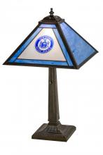 Meyda Yellow 180387 - 22"H Personalized State Trooper Table Lamp
