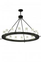 Meyda Yellow 180925 - 48"W Loxley 16 LT Chandelier