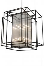 Meyda Yellow 181308 - 60"Sq Kitzi Box Pendant