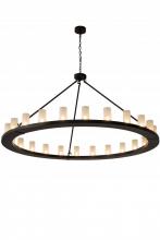 Meyda Yellow 181386 - 72" Wide Loxley 24 Light Chandelier
