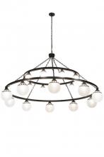 Meyda Yellow 182292 - 96"W Bola Tavern 20 LT Two Tier Chandelier